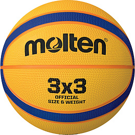Мяч баск. MOLTEN B33T2000 р. 6, 12пан, резина, бут.камера, нейл.корд, желто-синий