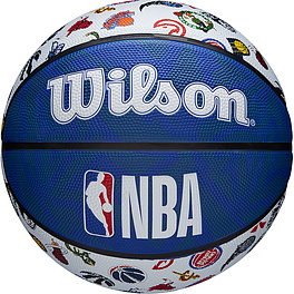 Мяч баск. WILSON NBA All Team, WTB1301XBNBA, р.7, резина, сине-белый