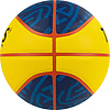 Мяч баск. TORRES 3х3 Outdoor, B322346, р. 6, 8 панелей, ПУ,бут.кам,нейл.корд,жёлто-синий